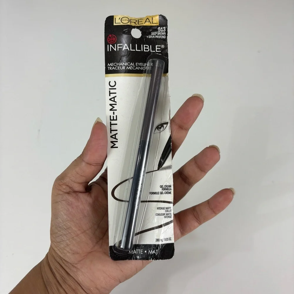 L'Oréal Infallible Matte-Matic Eyeliner Voluminous Waterproof Mascara lot of 3